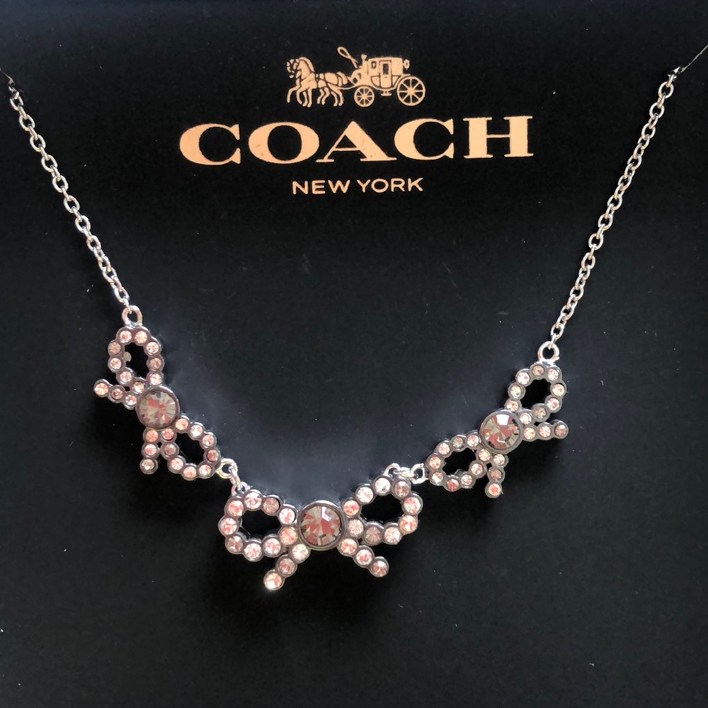 Coach Bow Necklace